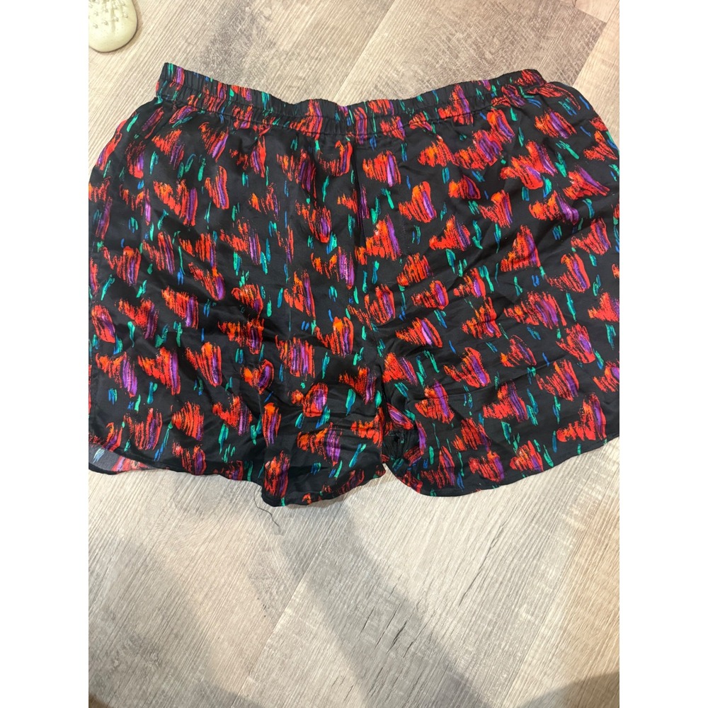 Vintage ADDICTION 100%‎ Silk Abstract Lounge ShortS